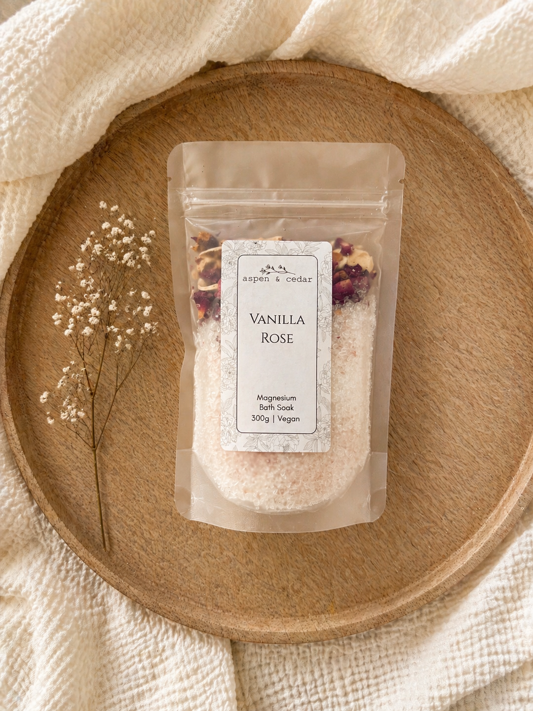 Magnesium Soak - Vanilla Rose