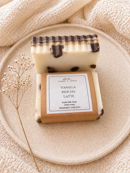 Goats Milk Soap (Palm Free) - Vanilla Mocha Latte