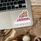 Clear Waterproof Vinyl Sticker - Read Dream Repeat
