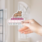 Clear Waterproof Vinyl Sticker - Read Dream Repeat