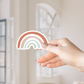Clear Waterproof Vinyl Sticker - Pastel Rainbow
