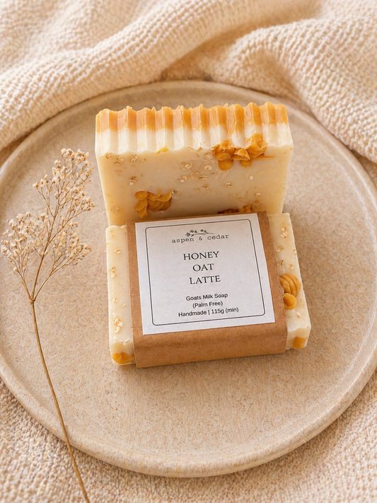 Goats Milk Soap (Palm Free) - Honey Oat Latte
