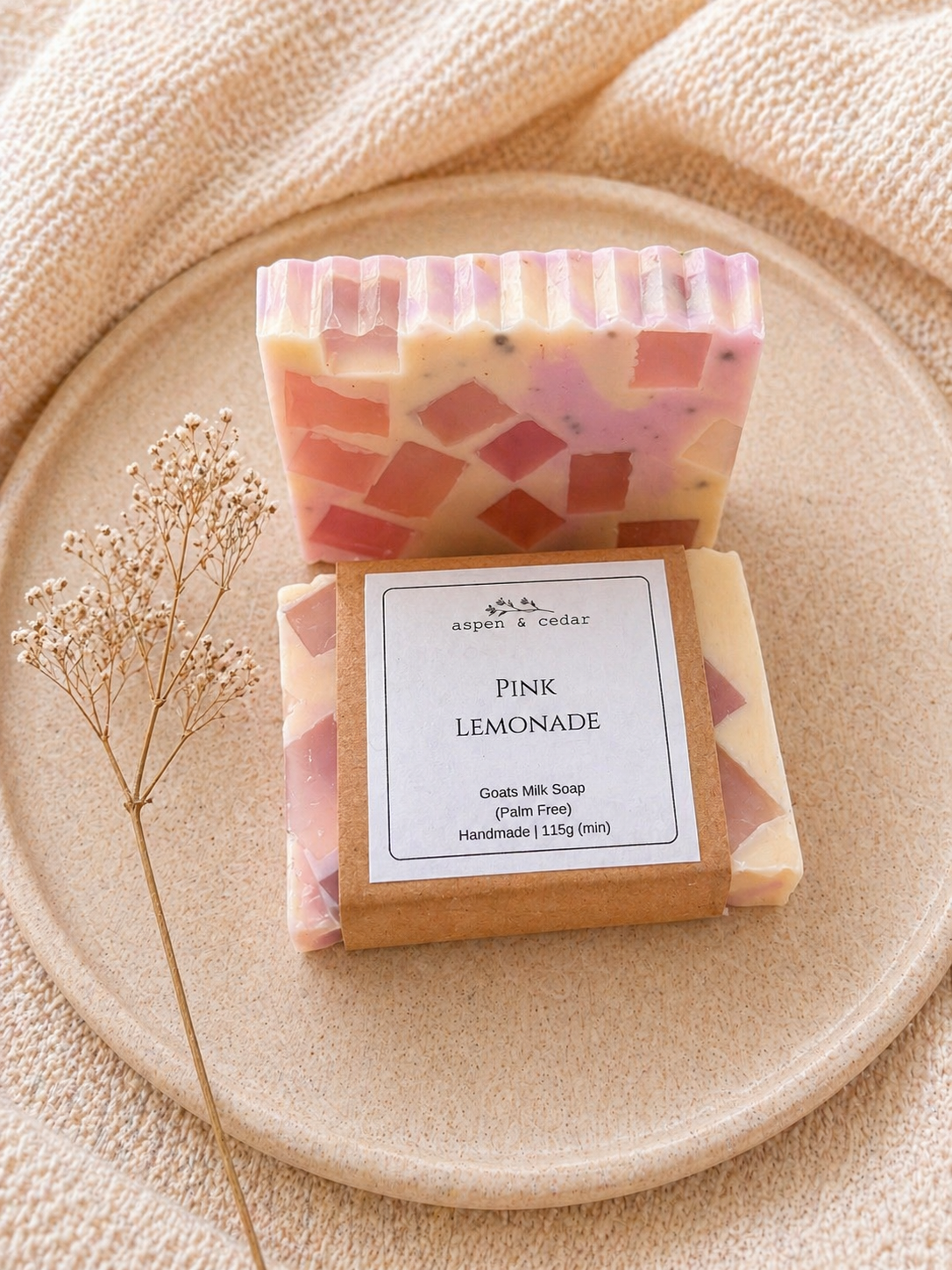 Goats Milk Soap (Palm Free) - Pink Lemonade