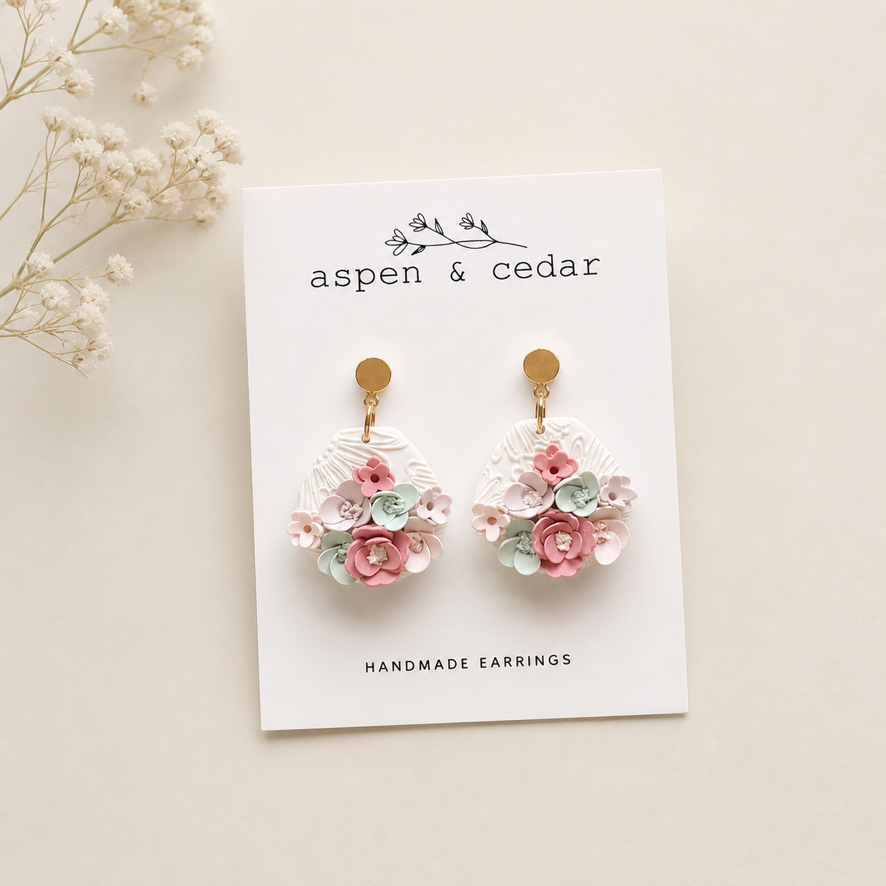 Flower Meadow Dangle Earrings