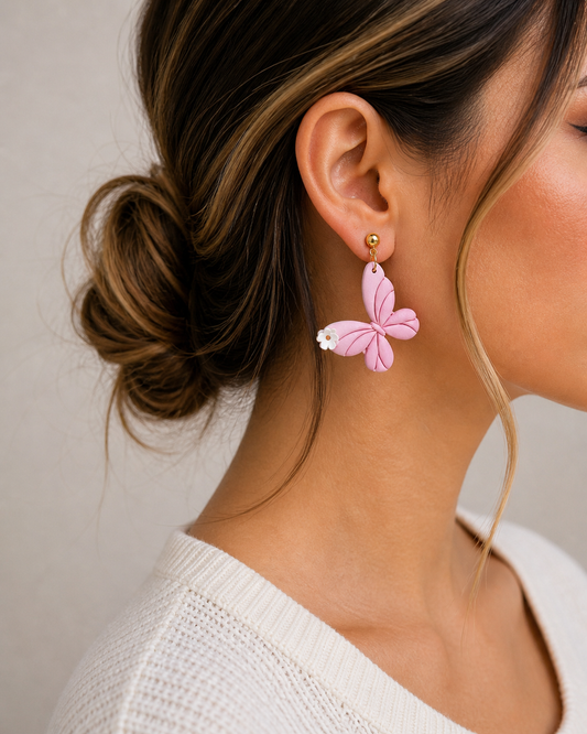 Butterfly Ombré Dangle Earrings