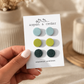 Chunky Studs Trio Pack - Green