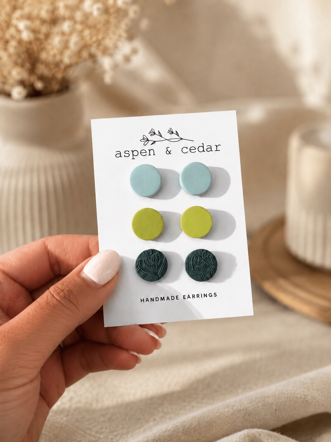 Chunky Studs Trio Pack - Green